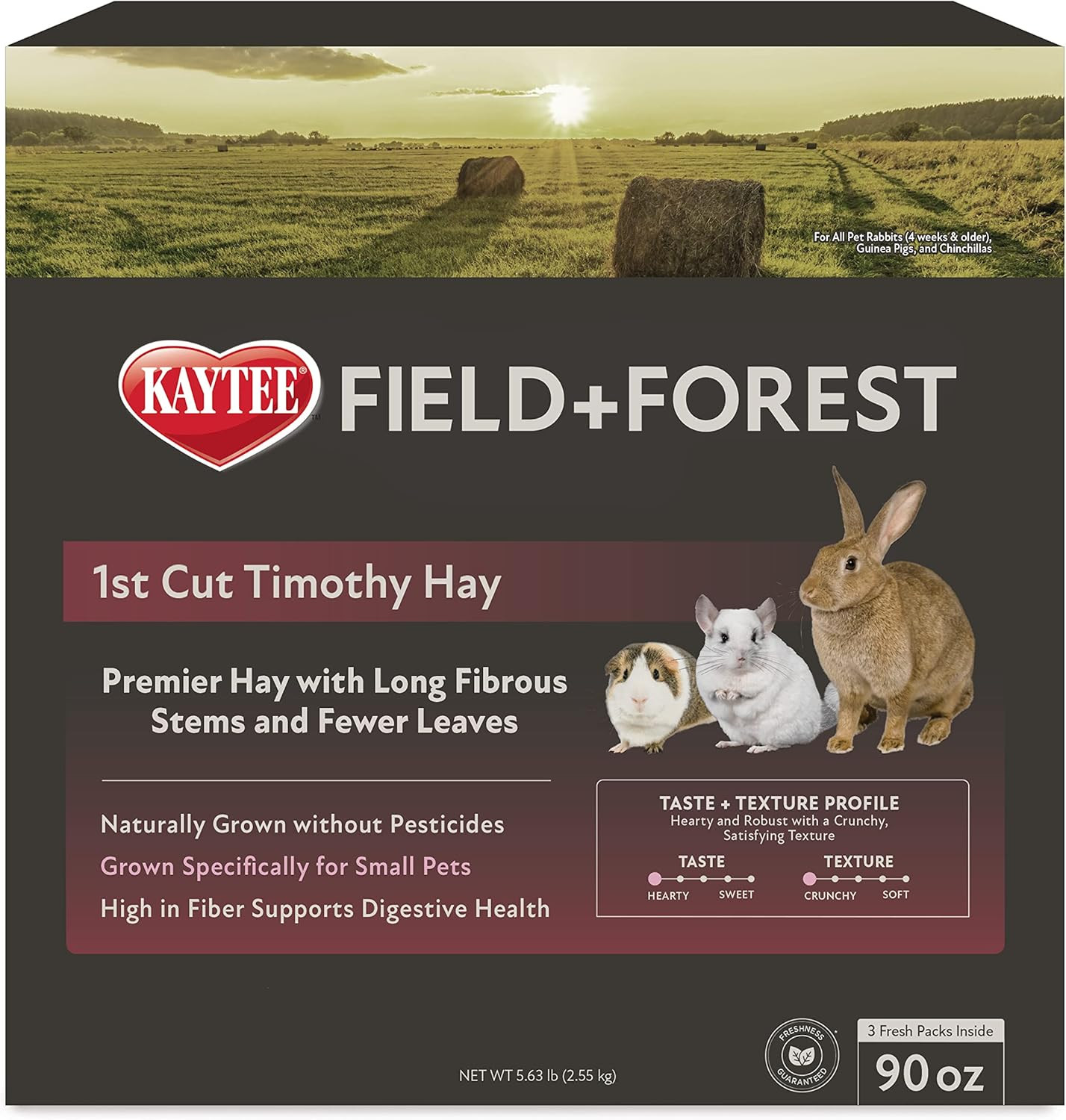 Kaytee Field+Forest 1St Cut Timothy Hay 90 Ounces